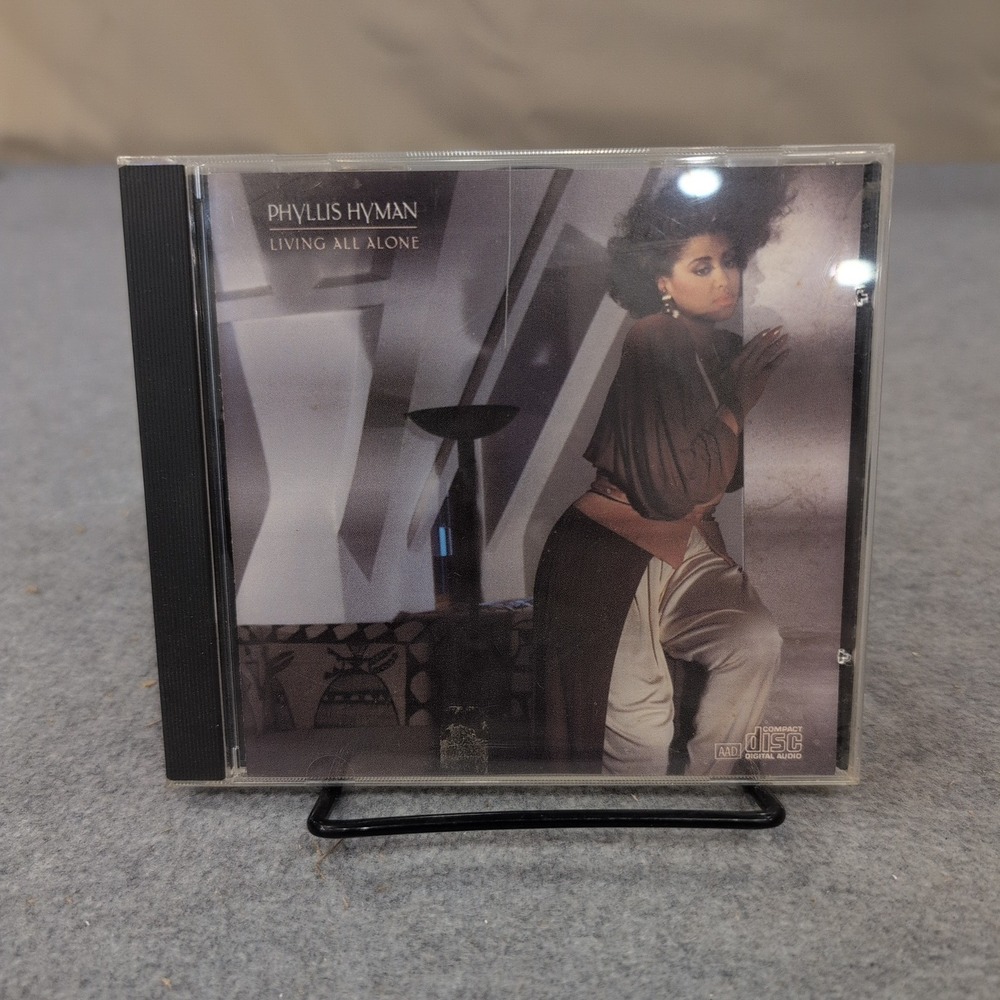 Phyllis Hyman Living All Alone CD 1986 Philadelphia International Records Soul - Picture 1 of 2